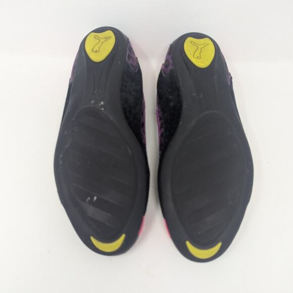 Puma Ballet Flats Puma Sport Lifestyle Bixley Animal Print Shoes Black Size 9 - Picture 9 of 13